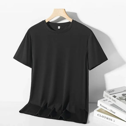 OEM Custom logo Embroidery Printed Design Breathable Thin Modal Short-sleeved Quick-drying Clothes Men's Half-sleeved T-shirt
