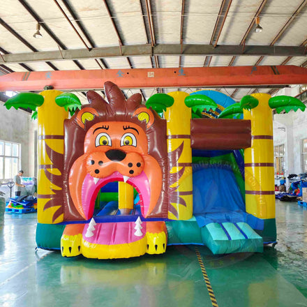 Hot Sale Tonghuan Custom PVC Inflatable Lion Bouncer China Factory Commercial Playground Kids Party Bouncy House Castle
