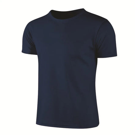 Oem customized cross border quick drying tshirt round neck short sleeve european and american hot selling large size tshirt