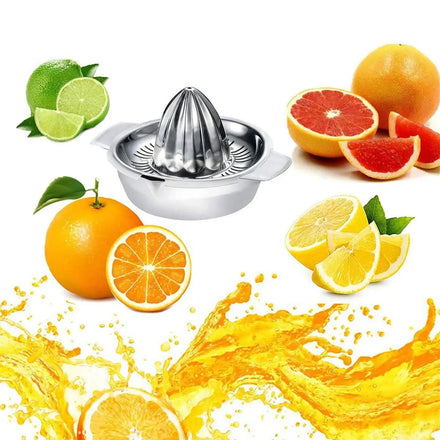 Portable Stainless Steel Manual Fruit Juicer & Squeezer Kitchen Tools for Lemon & Orange Metal Manual Fruit Separator