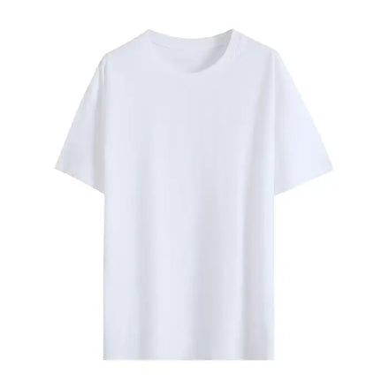 OEM Custom Logo Embroidery Printed Design 240g factory direct sales spot small drop shoulder brand combed cotton t shirt