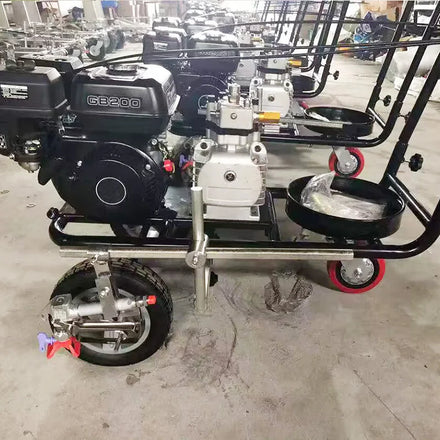Gasoline Engine Power Line Driver with Hand Push Thermoplastic Road Marking Machine
