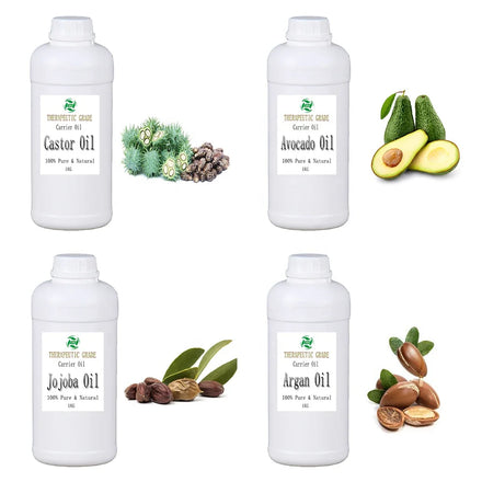 Carrier Oils Wholesaler Jojoba Oil Argan Carrier Oils Bulk Organic Pure Castor Oil Cold Pressed Carrier Oil