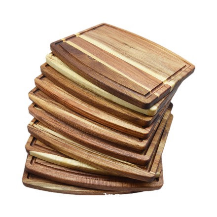 Elegant and Durable Wood Cutting Boards Solid Chopping Block Blanks for Laser Engraving