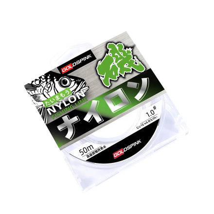 Nylon Monofilament Fishing Line 0.14mm-0.6mm Bass Fishing Tackle Durable Floating 50m Sea Freshwater Leader