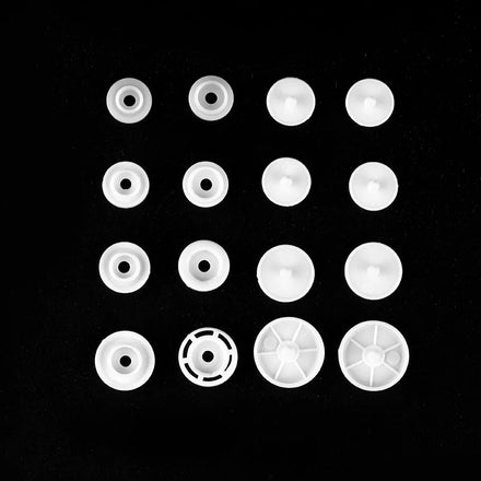 Source Factory White Black T3 T5 T8 Round Custom Plastic Snap Button