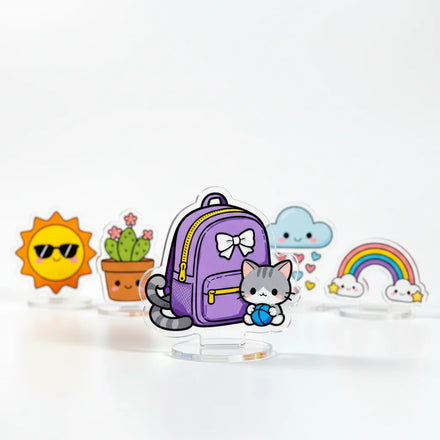 High Quality Acrylic Standee Popular Display Transparent Desk Decoration Cute Printed Acrylic Stands