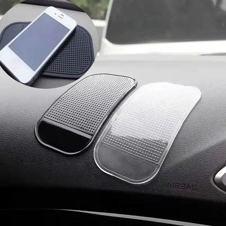 Custom Logo Car Dashboard Silicone Anti-Slip Pad Phone Storage Holder Car Interior Storage Non-Slip Sticky Pad Phone Mount