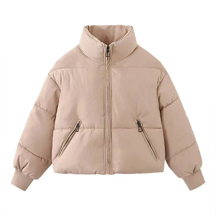 2026 Korean Style New Short Thickened Petite Women's Ins Loose Casual Cotton-Padded Coat(2)