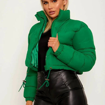2026 Cross-Border New Women's Puffer Down-Cotton Coat Hot-Selling Style(2)