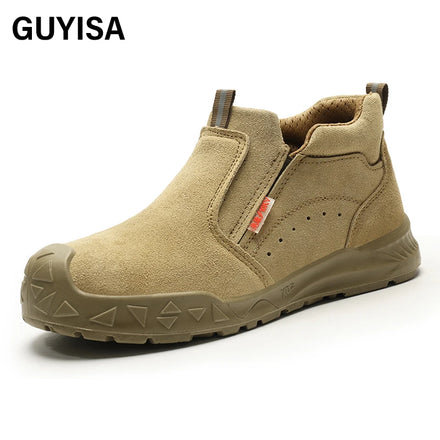 GUYISA Insulation 10KV Safety Shoes Faux Suede Upper Chaussure De Sécurité