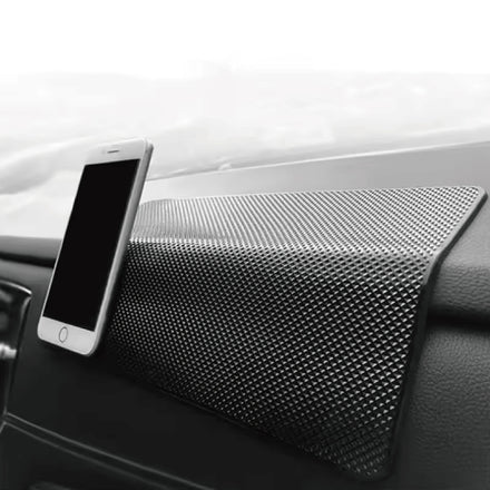 Multifunctional Car Dashboard Anti-Slip Mat Universal Car Dash Sticky Rubber Mat Phone Holder for Keys Coins Sunglass Grip Pad