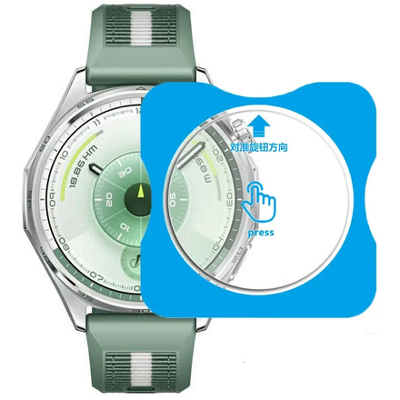 Easy Install Tempered Glass Film for Huawei Watch GT6/5 42mm 41mm Alignment Tool Screen Protector for Huawei GT6pro 5pro 46mm
