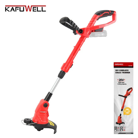 KAFUWELL 20V Cordless Brush Cutter Battery Powered Grass Trimmer for Industrial and DIY Garden Landscaping