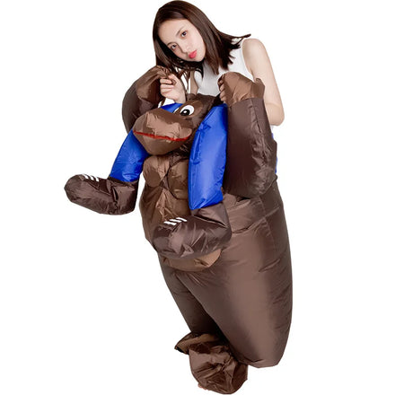 New Design Adult Size 150-190cm Inflatable Gorilla Costume for Party