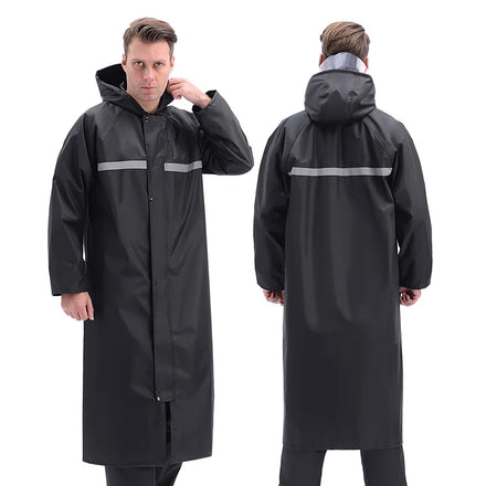 Factory Direct Sales Waterproof Long Rain Coat Raincoat Long Nylon Raincoat