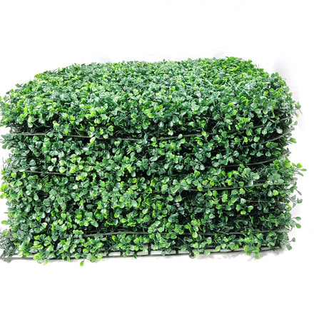 Artificial Green Grass Wall 20''x20'' Boxwood Hedge Wall Panels Backdrop Greenery Wall with UV Protection for Decor