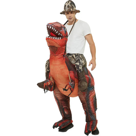 Adult Size 150cm-190cm Dinosaur Costume Suit Adult Inflatable Moving Dinosaur Party Costume in Stock