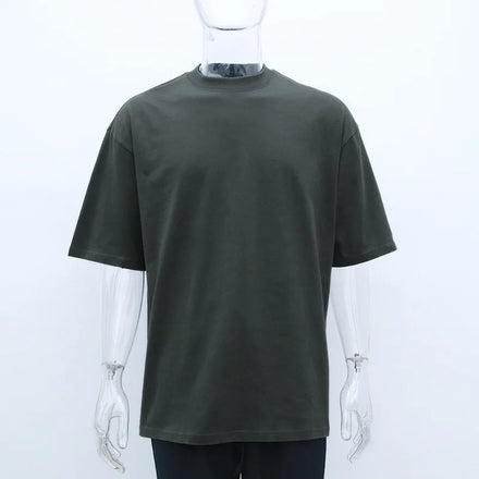 Custom Oversized Heavyweight Unisex t Shirt 100% Cotton Drop Shoulder t Shirt