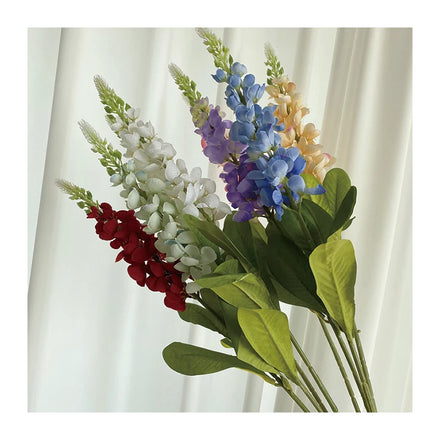 Decor Artificial Flowers Decorative Single Branch Two-color Hyacinth Wedding Decoration