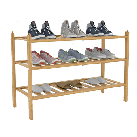 Corridor Closet Storage Rack Capable of Stac Shoe Rack Cube Storage Bamboo Shoe Rack