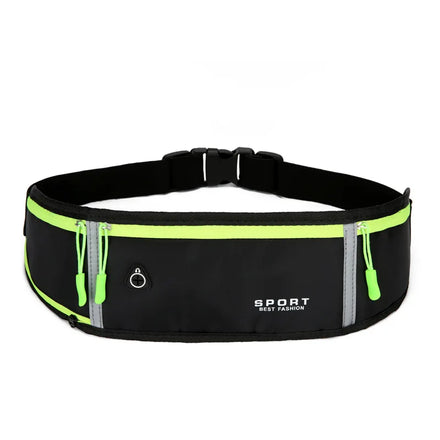 Running Belt Waist Bag Waterproof Hiking Cycling Running Belt Waist Bag Custom Sport Fanny Pack With Water Bottle Holder
