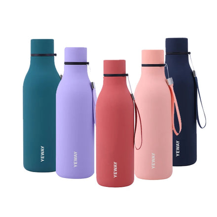 Yeway Custom Botella De Agua Business Gift Water Thermos Bottle Sports 550ml New Promotional Stainless Steel Water Bottles Gym