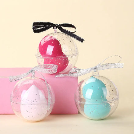 Makeup Sponge Puff Super Soft Waterdrop Makeup Sponge Blender Gourd Triangle Shape Makeup Tools Sponge Gift Set for Holiday Chri