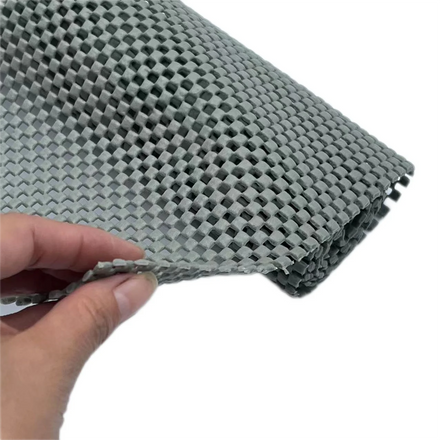 Eco-friendly Non-adhesive Mesh Multifunctional Anti-slip Washable PVC Foam Kitchen Liner with Grip for Drawer