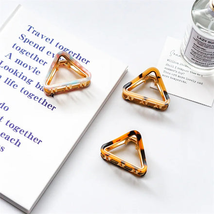 Wholesale Custom Manufacturer hair accessories for curly hair Big Triangle small beautiful hair clips