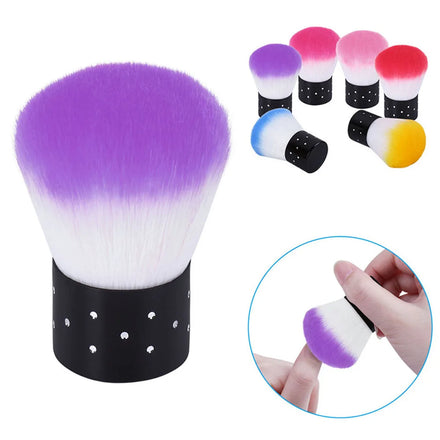 Nail Art Dust Clean Brush Manicure Pedicure Care Soft Nylon Bristle Remove Small Cleaner Acrylic&UV Powder Remover Brush