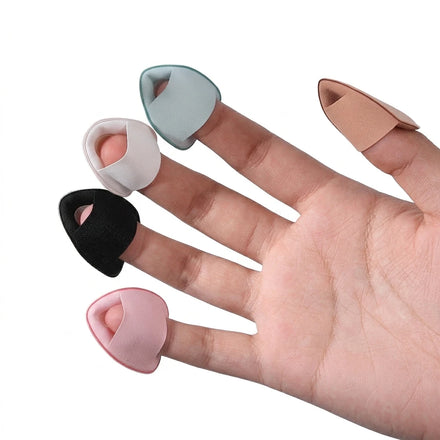 Factory Mini Finger Air Cushion Concealer Foundation Cosmetic Sponge Makeup Powder Puff Egg Shape Washable Free Sample
