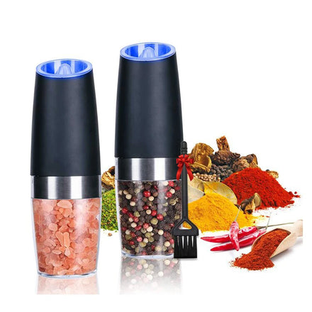 Handheld Electric Gravity Sensor Ceramic Core Spice Grinder and Pepper Crusher