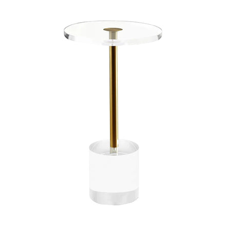 Clear Custom Small End Table Assembly Side Table Round Coffee Table Living Room Furniture Acrylic