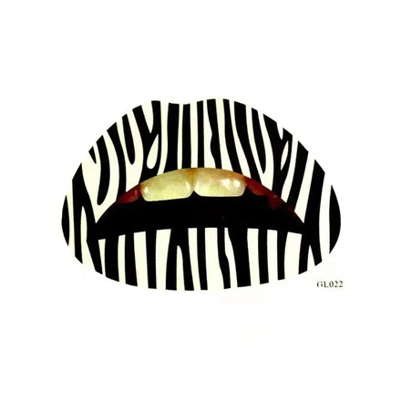 Different Styles Lip Tattoos Temporary Sticker Long Lasting Makeup Stick Instant Art Sticker