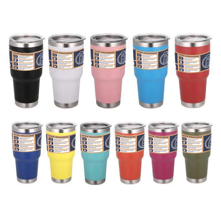 20 14 12 10 36 26 18 30oz Stainless Steel Cup Double Wall Vacuum Insulated Custom Logo Car Mugs Tumblers Termos Water Bottle