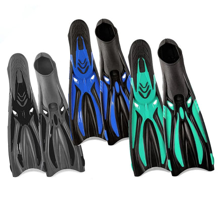 Full Foot Pocket Underwater Free Diving Fins Adult Rubber Light Weight Swimming Fins for Adults From China Factory