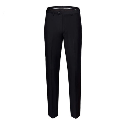 Ready to Ship Wholesale Smoking Office Mens Business Pants Black Cotton Polyester Casual Men Pants Trousers in Stock
