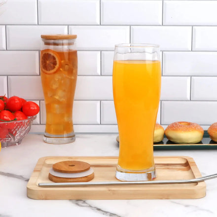 15oz Blank Sublimation Custom logo Water Glass clear Beer Glass Pearson Beer Mug