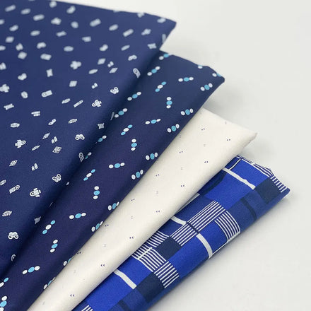 Tail Order New Designer Small Pattern White Navy 100% Cotton Oxford Printed Fabric for Man Shirt