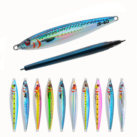 Japan Mold 3D Printing 30g/40g/60g Spanish Mackerel Fishing Metal Jig Lure Shore Casting Boat Fishing Tuna Lure