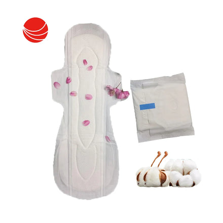 OEM 100% Certified Organic Cotton Biodegradable SAP Maxi Absorbent Eco-Friendly Sanitary Napkin