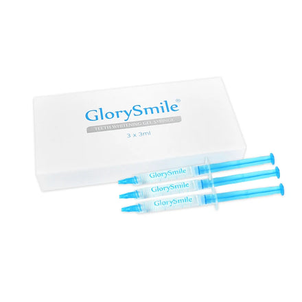 GlorySmile Effective Teeth Whitening Gel With 3 Pieces Gels Hot Selling Teeth Whitening Gel Refill Private Logo