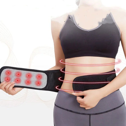 Adjustable Self-Heating Magnetic Therapy Waist Trainer Breathable Slimming Belt Trimmer Shaper with Pain Relief Features