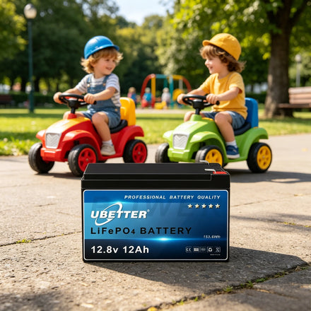 UBETTER LiFePO4 Lithium Battery Pack 12V/12.8V 12AH/15AH/50AH/100AH Semi-solid State 4000 Cycles CE/RoHS Certified Golf Cart