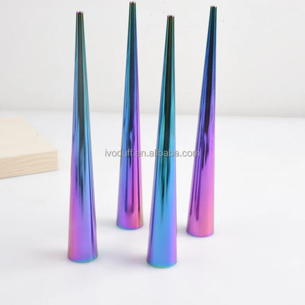 Rainbow Color 150mm Length Screw Bullet Rivet Spike Studs Spots DIY Rock Punk