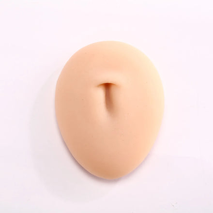 Hot Selling Small Nose Ear Tongue Mouth Silicone Artificial Belly for Belly Rings Jewelry Display to Show Pierced Belly Jewelry