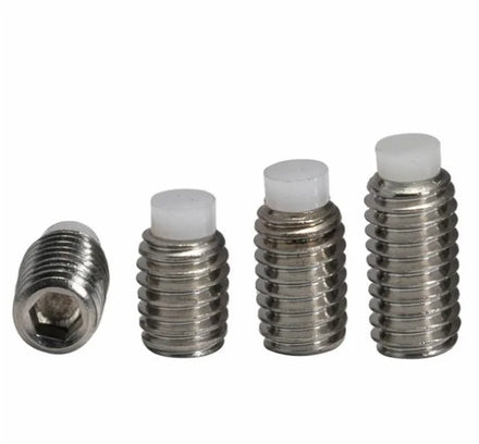 Cheap Stainless Steel Hexagon Socket Set Screws With Nylon Tip Dog Point