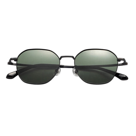 Luxury Custom LOGO Gold Metal Ultralight Titanium Frame TAC Lenses Polarized Sunglasses