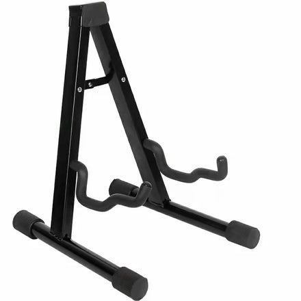 Basics Adjustable A-Frame Stand for Acoustic and Electric Guitars Soft Foam Arms Stringed Instruments Parts & Accessories
